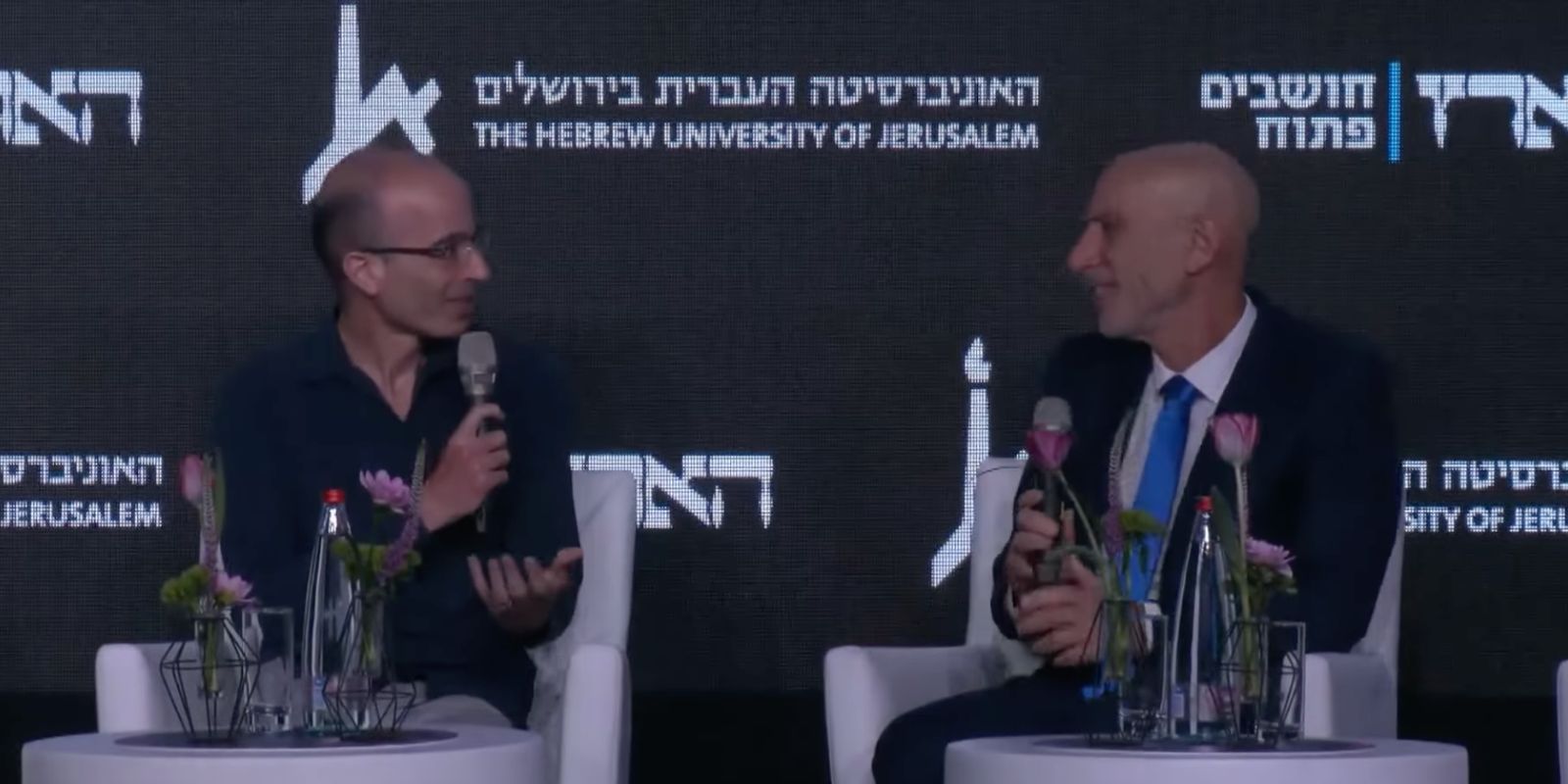 Hebrew Universitys Prof Yuval Noah Harari Speaks At The 2023 Israeli